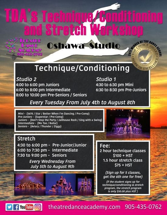 TDA Stretch Summer Dance Classes